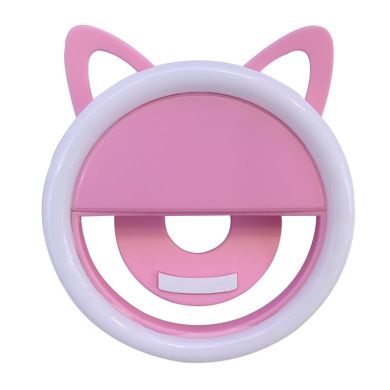 Mobile phone cat ear fill light clip LED beauty live lens ring light lens photography flash