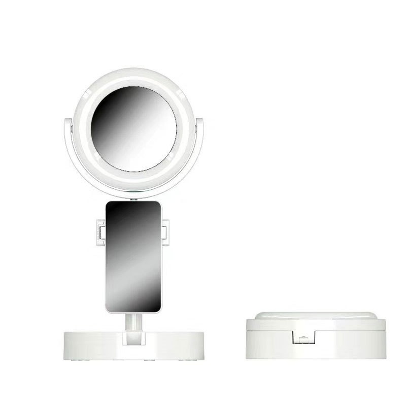 K3折叠一体6寸16CM手机直播补光灯LED桌面便携式收纳环形灯详情图5