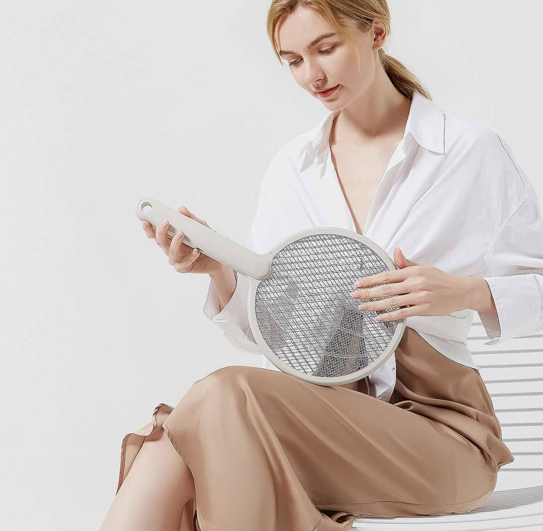 The 2021 new household two-in-one electric mosquito swatter, a rechargeable fly-killing electronic mosquito repellent detail image 13