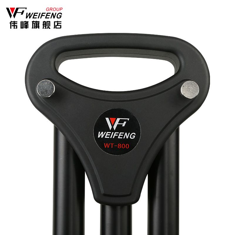 Weifeng 800 Pulley Tripod, universal ground wheel 717/718 camera telescopic tray metal Tripod Specification image