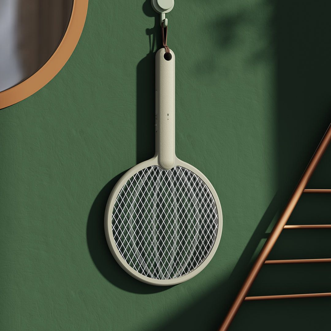 The 2021 new household two-in-one electric mosquito swatter, a rechargeable fly-killing electronic mosquito repellent Specification image
