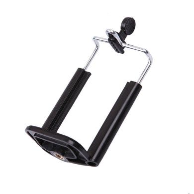 Manufacturers wholesale U-type mobile phone clip U-clip tripod 1/4 screw hole mobile phone clip