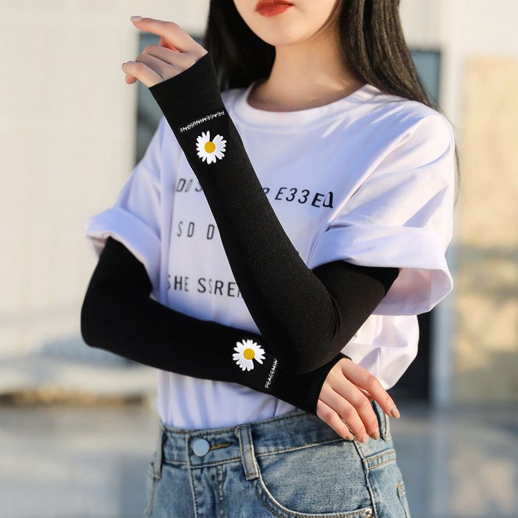 Summer's new Daisy ice sleeve, a popular sun protection sleeve for outdoor UV protection, refreshing mosquito repellent and sun protection