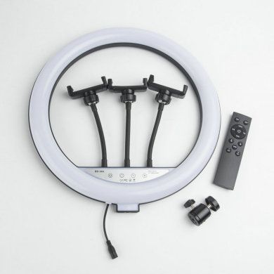 14 "LED fill light ring light photography head live support tripod camera light