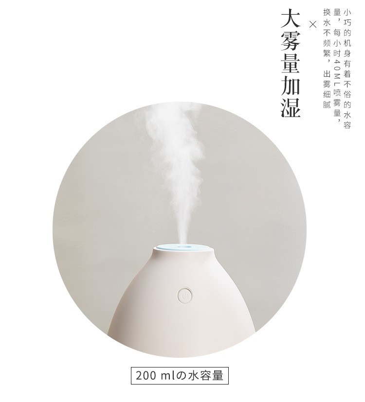 新款清瓶加湿器创意雾化器迷你加湿器usb便携家用小礼品定制LOGO详情图7