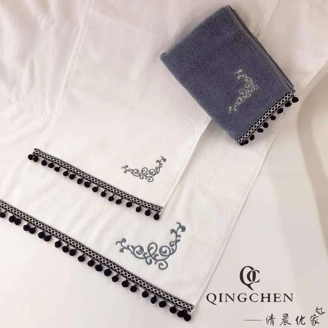 Yiwu buenos productos mañana youjia una cortina sueño oscuro algodón absorbente moda calidad adulto engrosamiento toalla de baño detail image 8