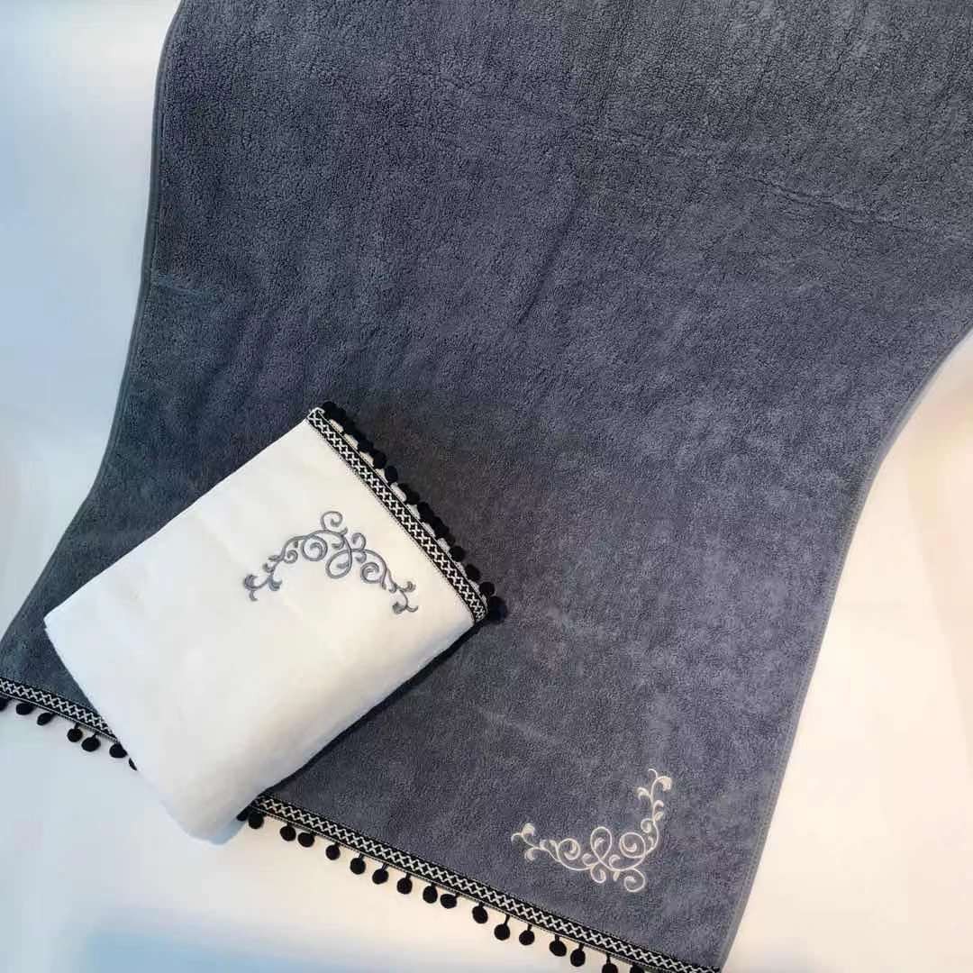 Yiwu buenos productos mañana youjia una cortina sueño oscuro algodón absorbente moda calidad adulto engrosamiento toalla de baño detail image 9