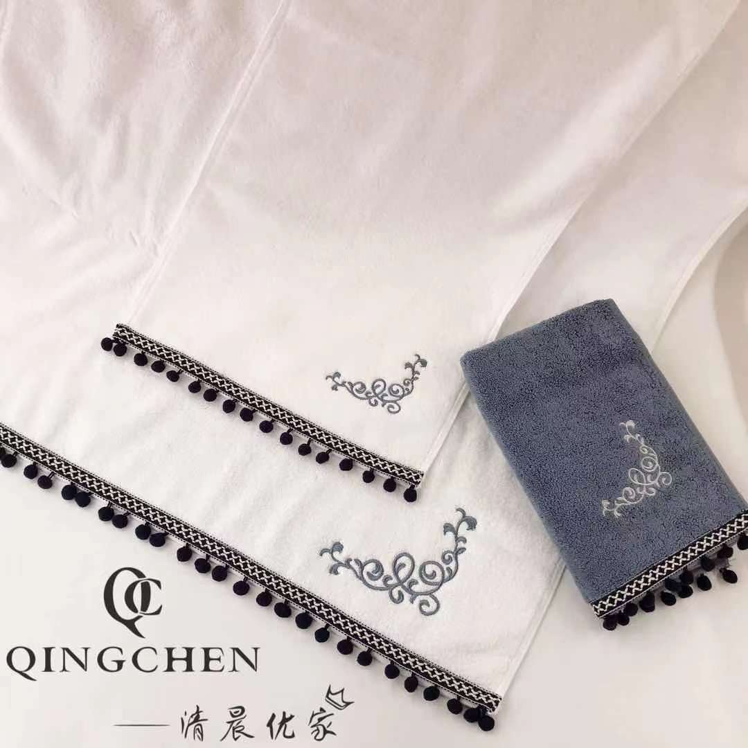 Yiwu buenos productos mañana youjia una cortina sueño oscuro algodón absorbente moda calidad adulto engrosamiento toalla de baño detail image 7