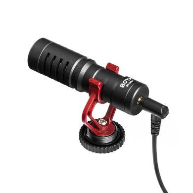 Boya -MM1 microphone, universal condenser, interview mobile phone, live streaming camera, anti-shake microphone, recording microphone Application Scenario