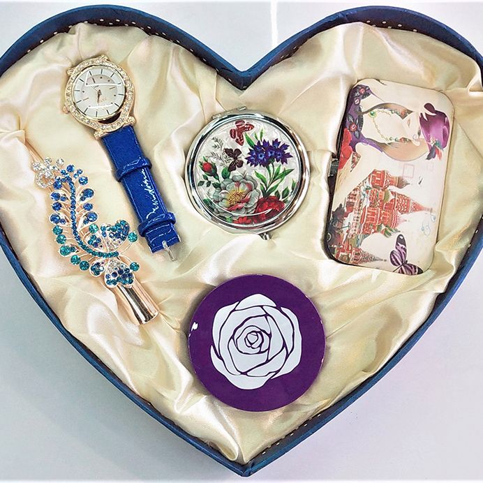高档礼品套装情人节七夕送礼佳品女士手表气垫香水送礼NS704