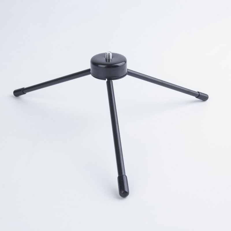 批发迷你铁三脚架小型便携式三脚架可折叠手机直播支架桌面三脚架详情图1