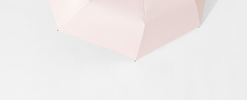 纯白太阳伞防晒防紫外线晴雨两用遮阳ins风女简约阳伞全自动黑胶雨伞详情图1