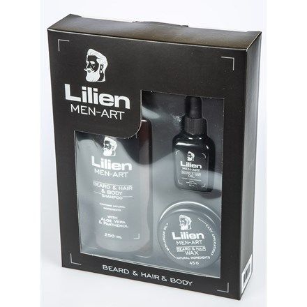 捷克进口Lilien莉莉恩男士胡须洗发水沐浴露250ml产品图