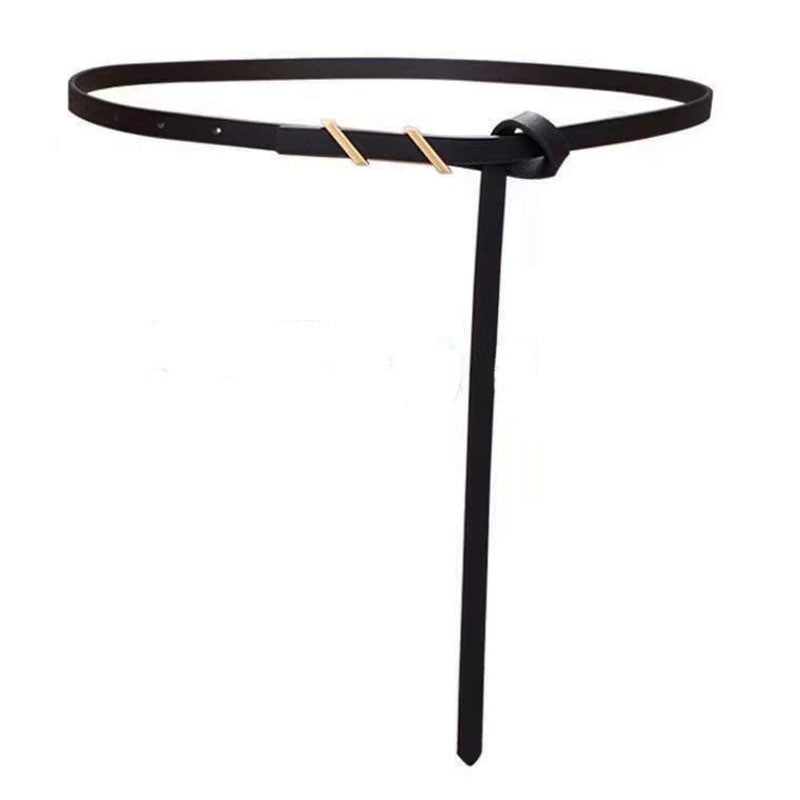 头层牛皮细皮带简约洋气真皮细腰带女时尚百搭配服饰连衣裙详情图12