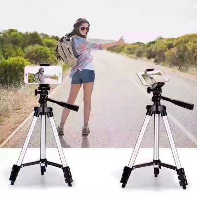 3110三脚架 铝合金手机支架 投影仪支架 直播支架三脚架 3120黑色产品图