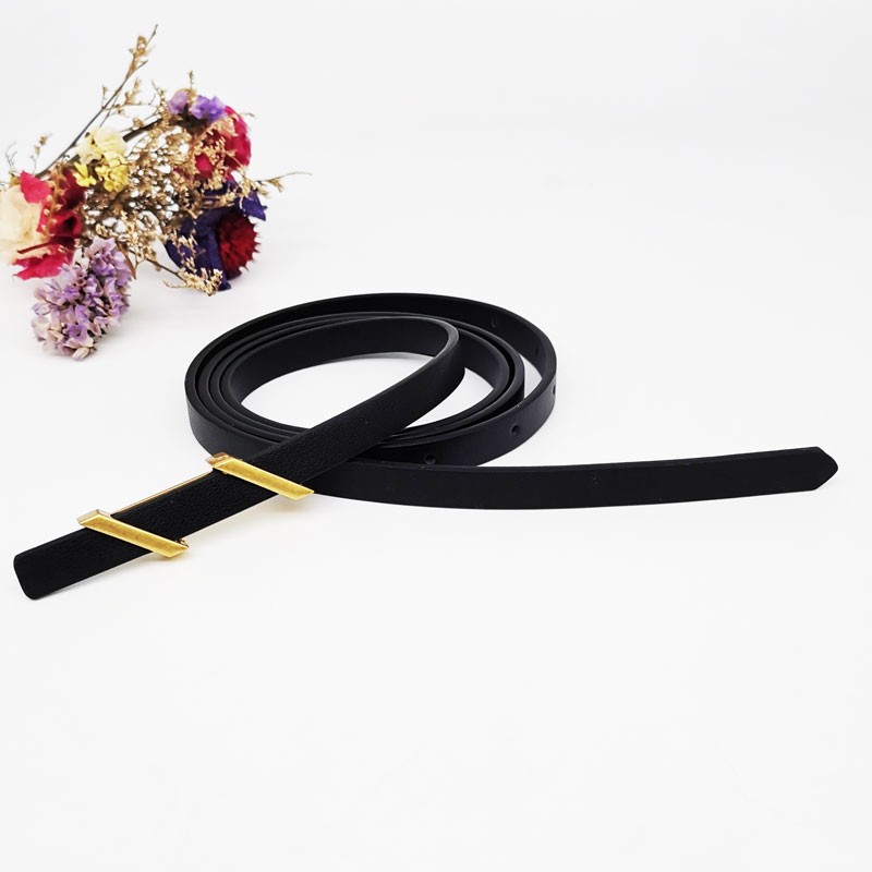 头层牛皮细皮带简约洋气真皮细腰带女时尚百搭配服饰连衣裙详情图4