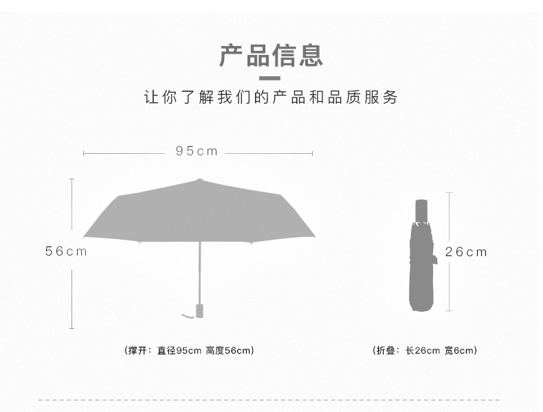Automatic umbrella for four people, pure white sun umbrella, fully automatic for women, suitable for both sunny and rainy days, sun protection and UV protection, men's ins style, sturdy detail image 12