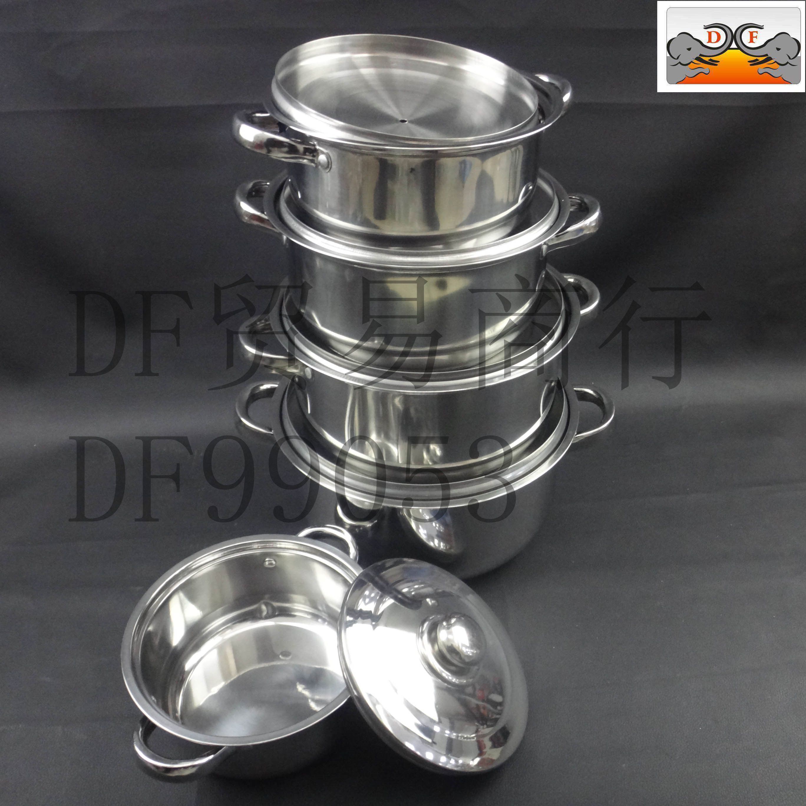 DF99053专利三级多用蒸格带耳带盖 DF Trading House