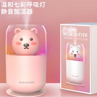 New usb Mini Night Light Cute Bear Home Bedroom Silent New usb Mini Night Light Cute Bear Home Bedroom Silent Small desktop aromatherapy humidifier Application Scenario