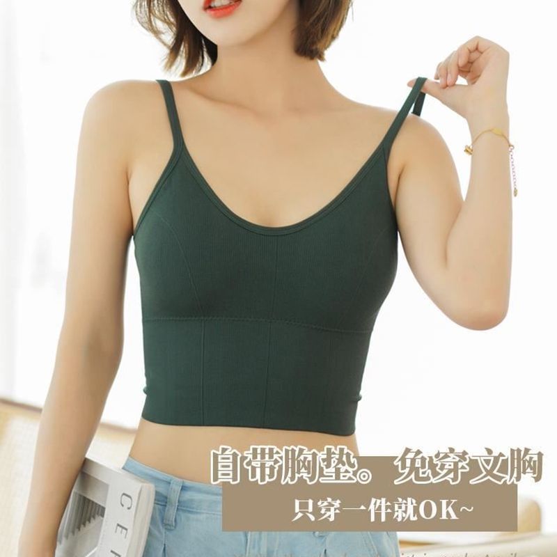 Jane Eyre Silk Edge U-shaped beauty back thread wrap chest halter for girls, no steel ring, gathering sports bra base underwear for women details Picture