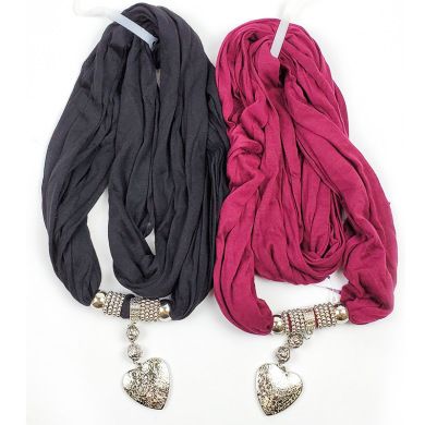 Jane Eyre Siyuan export European and American fashion pendant, long solid color scarf, casual scarf, versatile, factory direct sales, order quantity Specification image