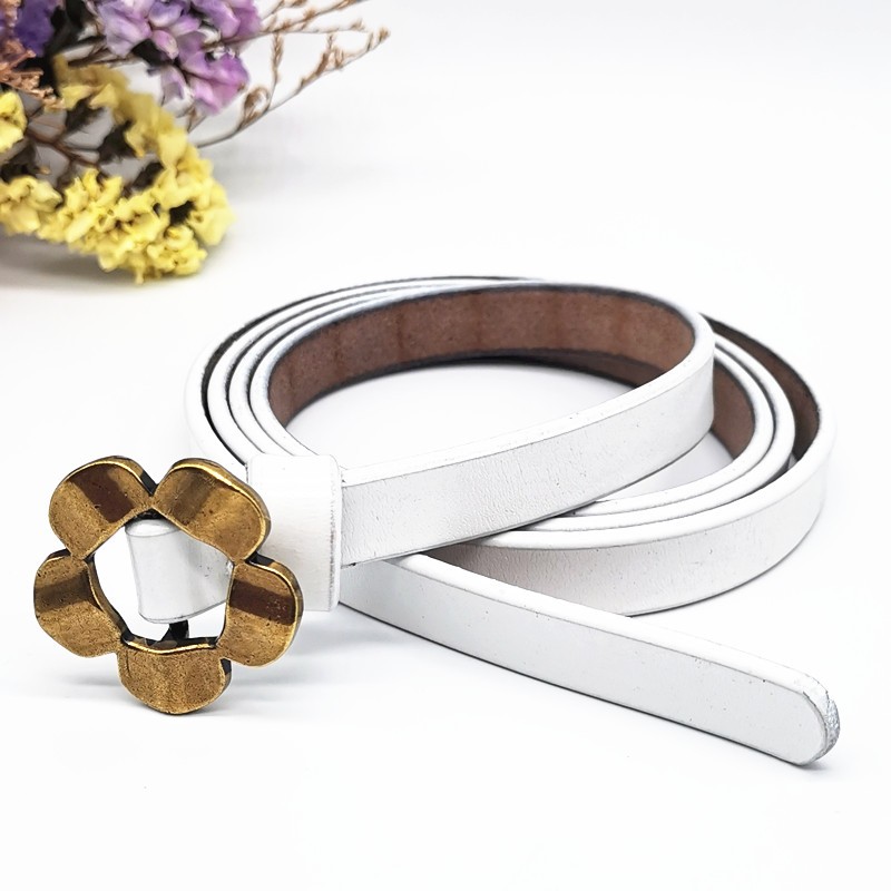 皮带女二层牛皮女士细带简约百搭真皮细腰带女款配服饰连衣裙Tide product详情图7