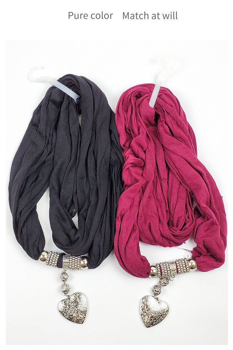 Jane Eyre Siyuan export European and American fashion pendant, long solid color scarf, casual scarf, versatile, factory direct sales, order quantity detail image 7