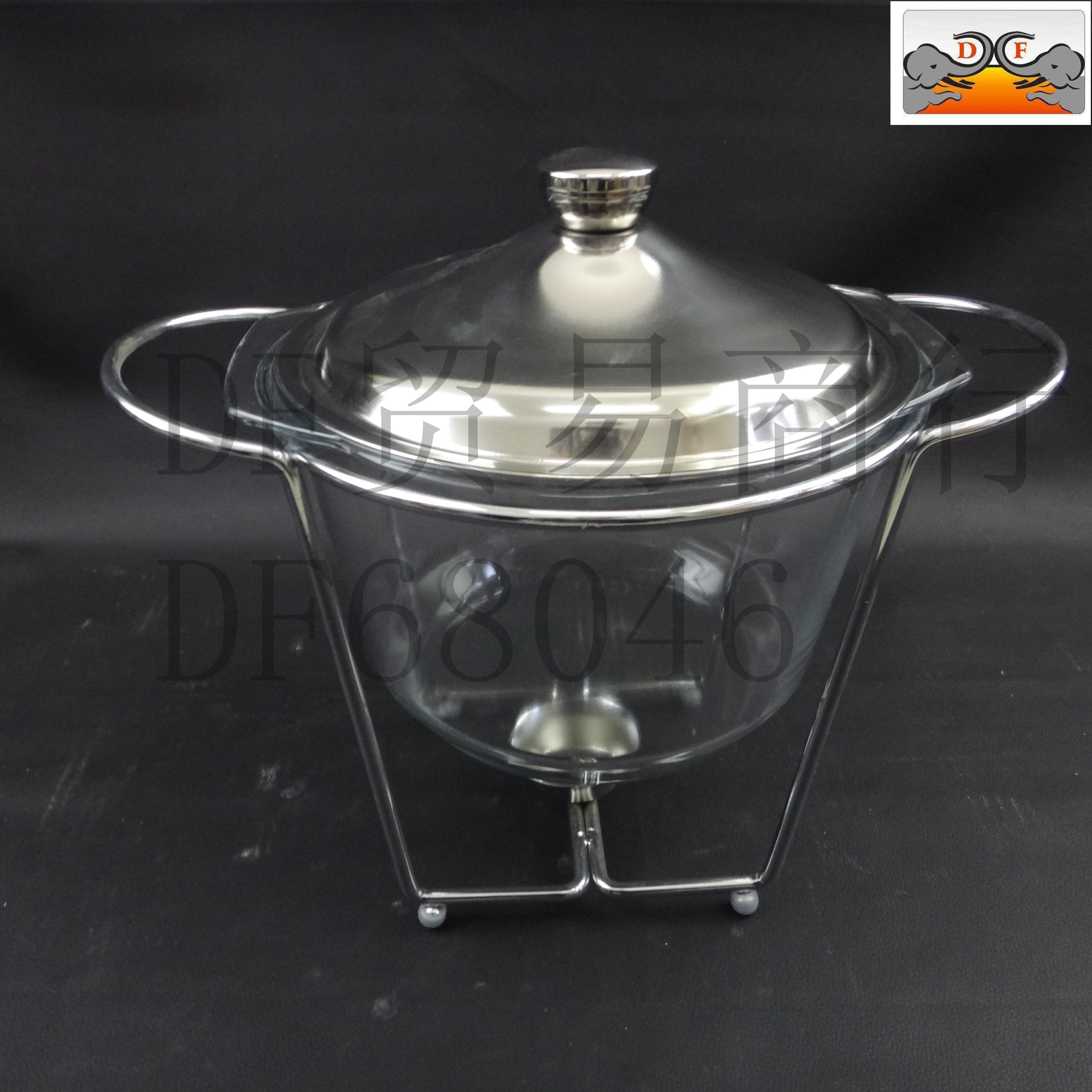 DF68046 2.0L圆玻璃自助餐炉大容量玻璃自助餐炉4.0L食物加热容器食物加热容 DF Trading House详情9