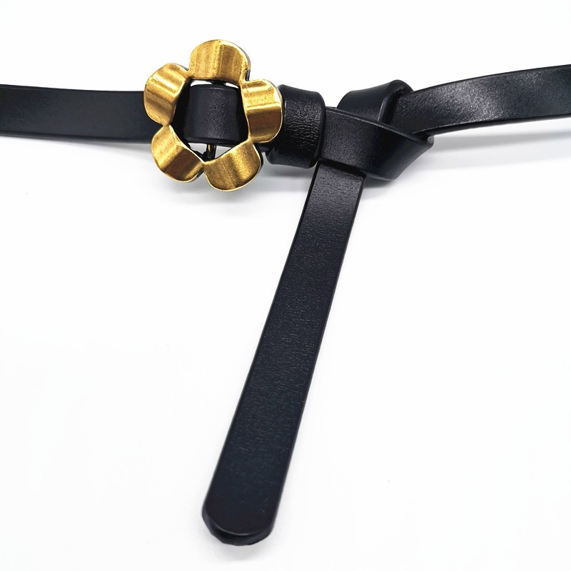 皮带女二层牛皮女士细带简约百搭真皮细腰带女款配服饰连衣裙Tide product详情图17