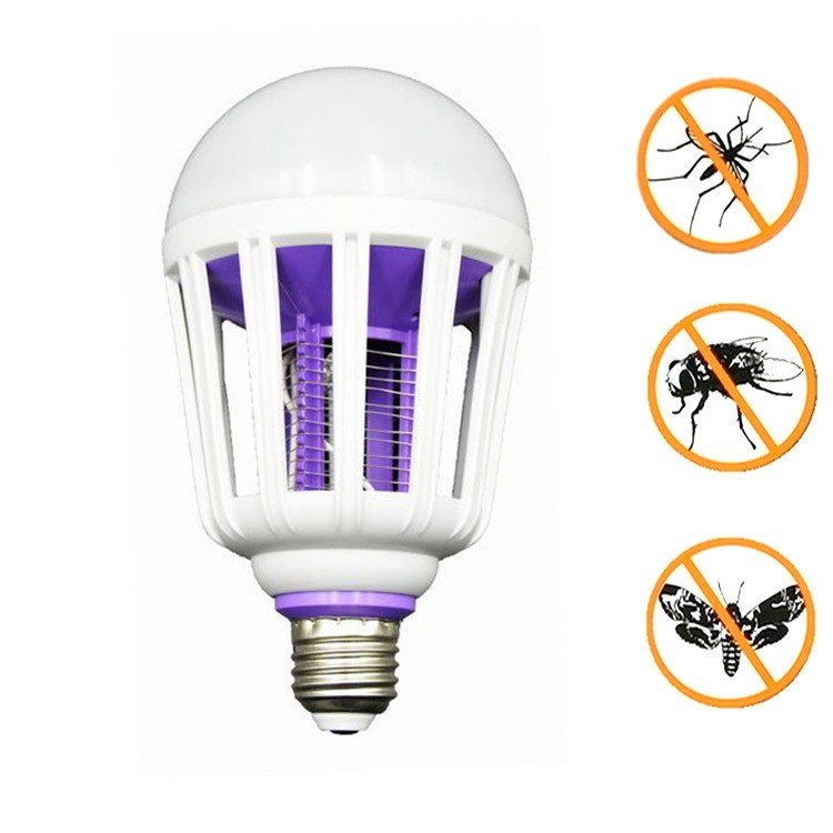 两用灭蚊灯泡 E27螺口灭蚊灯室内家用驱蚊LED白紫光高亮球泡灯详情图14