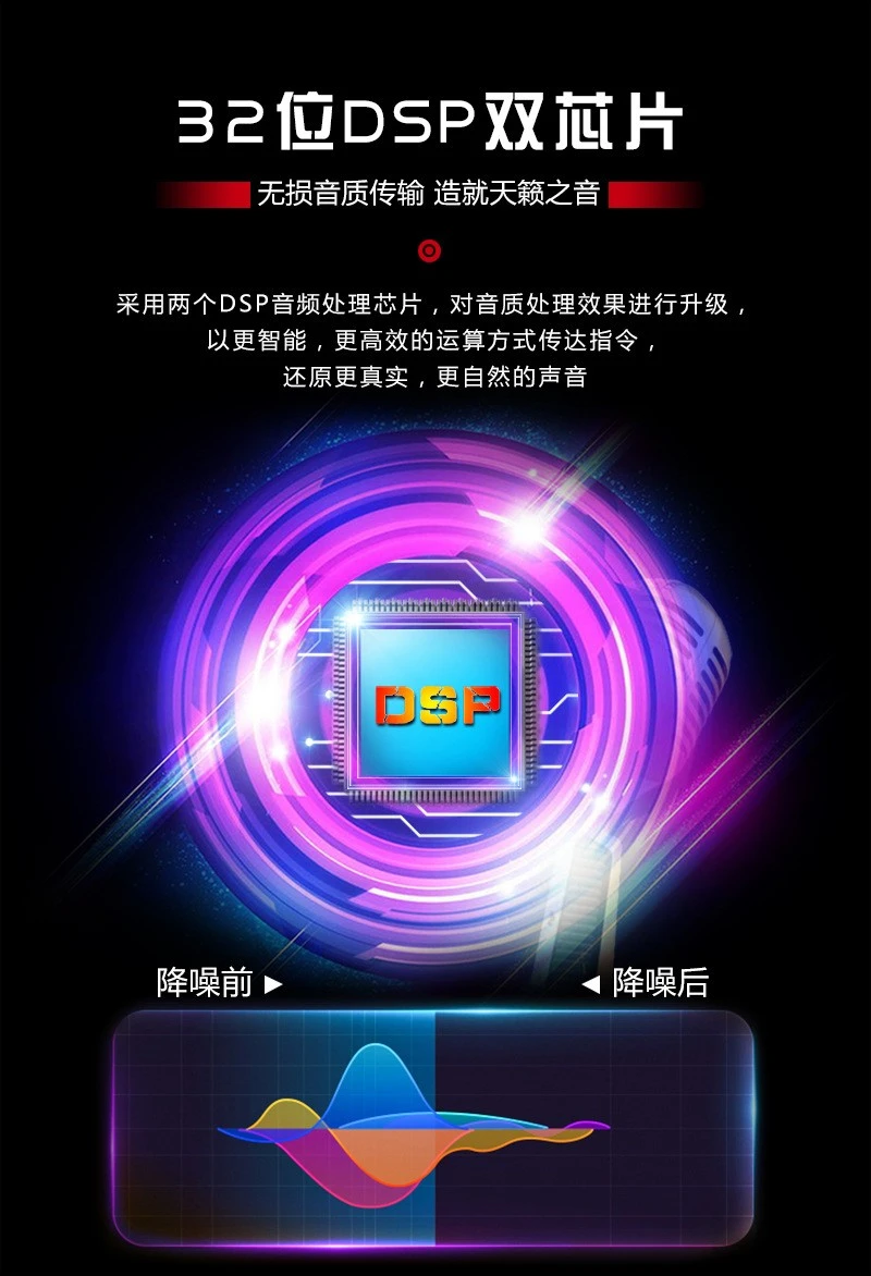 Two-person three-microphone live streaming set, mobile phone sound card device, Bluetooth tuning, computer universal sound card detail image 7