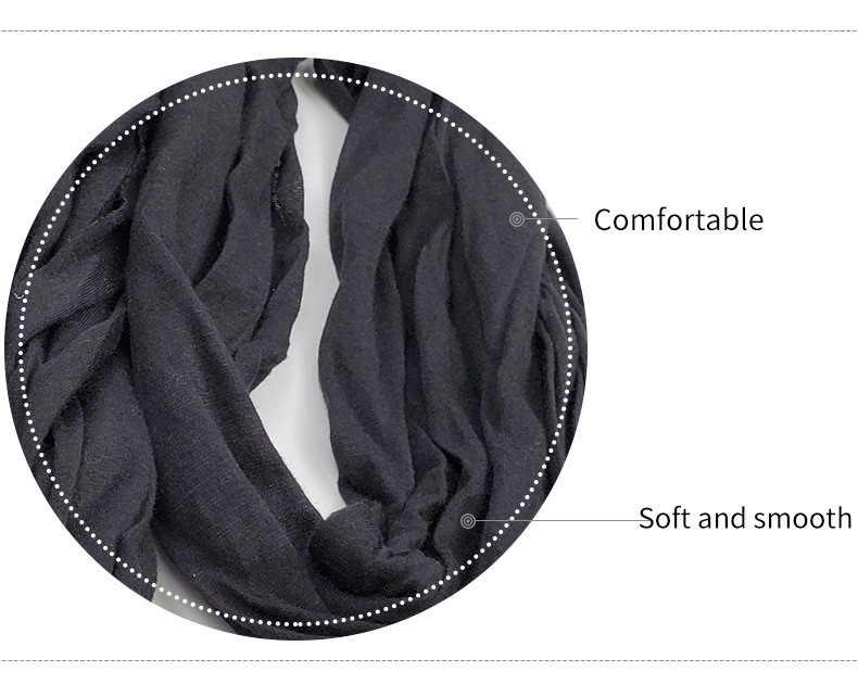 Jane Eyre Siyuan export European and American fashion pendant, long solid color scarf, casual scarf, versatile, factory direct sales, order quantity detail image 2