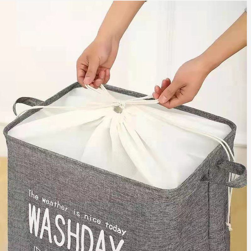 超大号衣服收纳箱布艺家用玩具筐搬家整理神器换季被子衣柜收纳袋