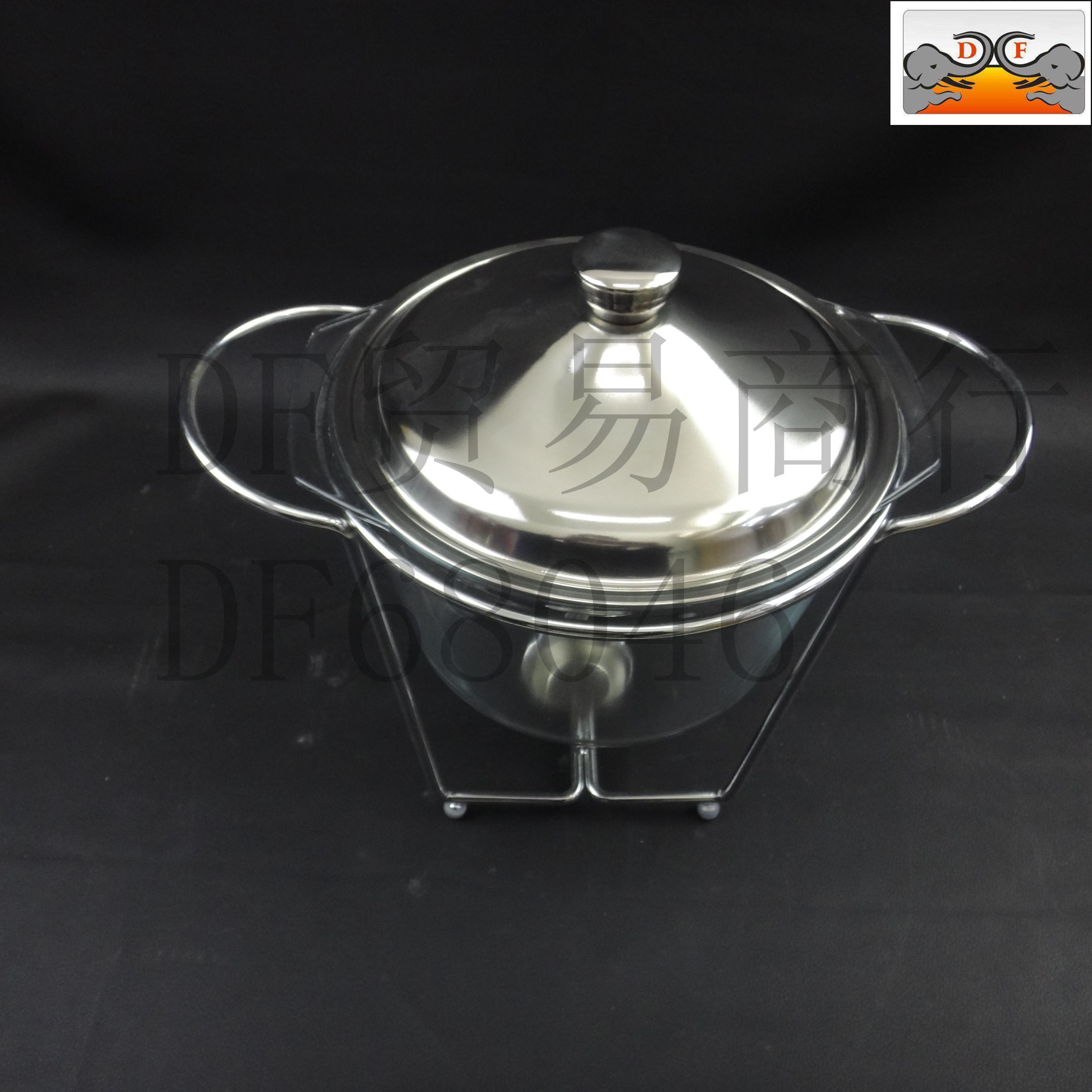 DF68046 2.0L圆玻璃自助餐炉大容量玻璃自助餐炉4.0L食物加热容器食物加热容 DF Trading House详情5