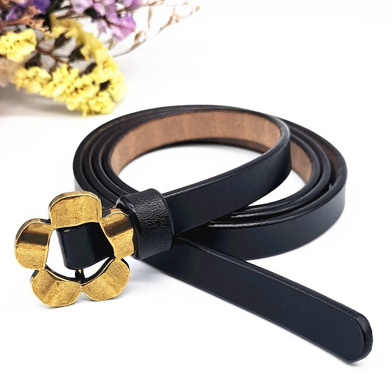 皮带女二层牛皮女士细带简约百搭真皮细腰带女款配服饰连衣裙Tide product详情图8