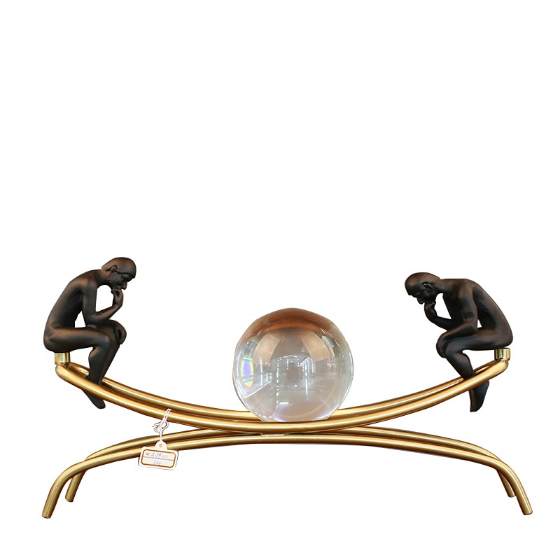 现代 轻奢思考者电视柜 书房摆件 A189101详情图4