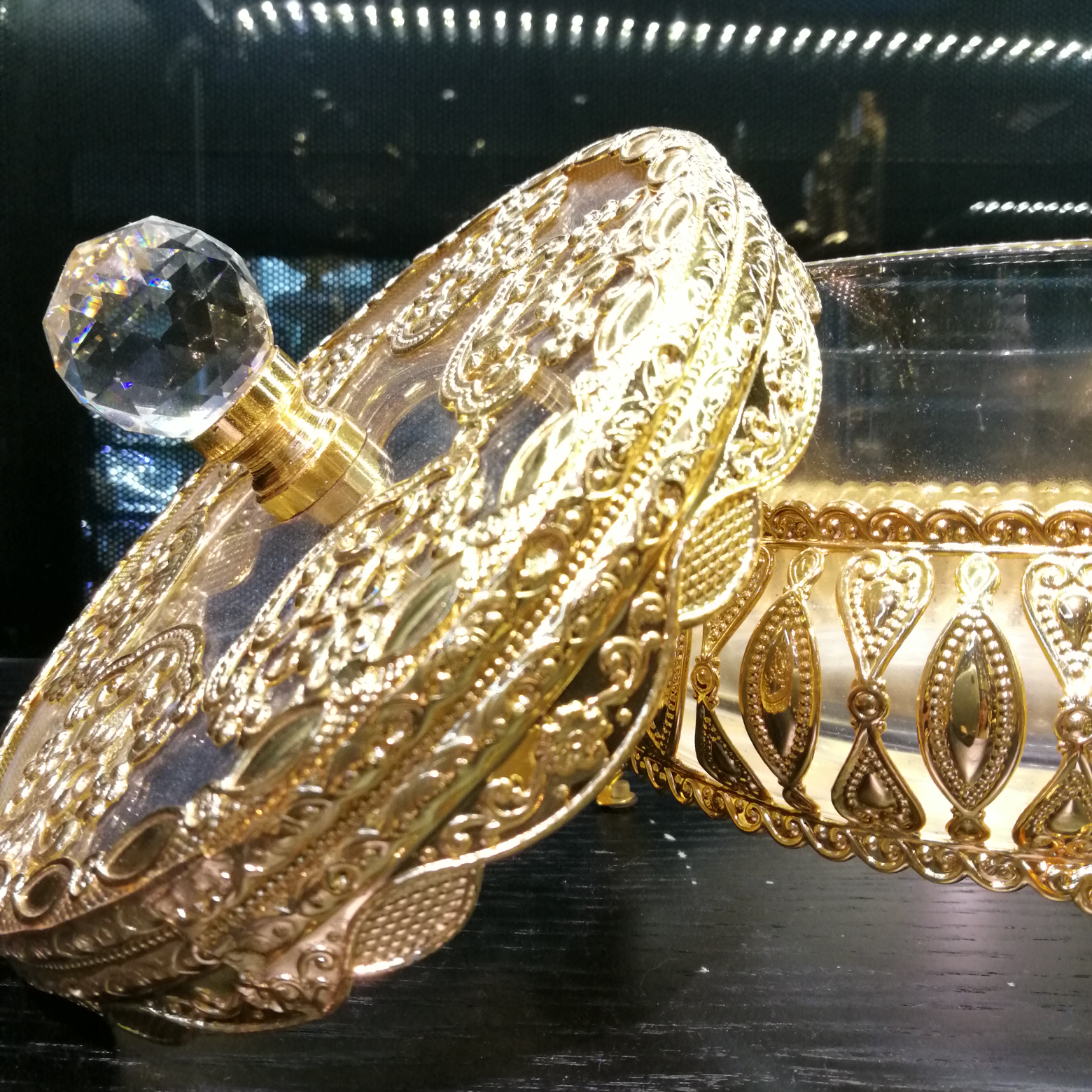 水晶球玻璃糖罐（小）