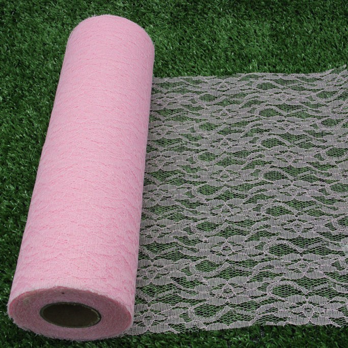 蕾丝卷15CMx22米蕾丝桌旗椅背装饰材料 手工diy布料 婚礼布置用品详情图10