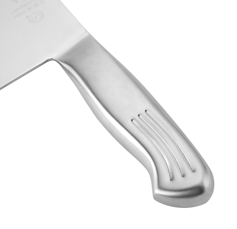 十八子作菜刀家用不锈钢切菜切肉锋利刀具两用斩切刀详情图4