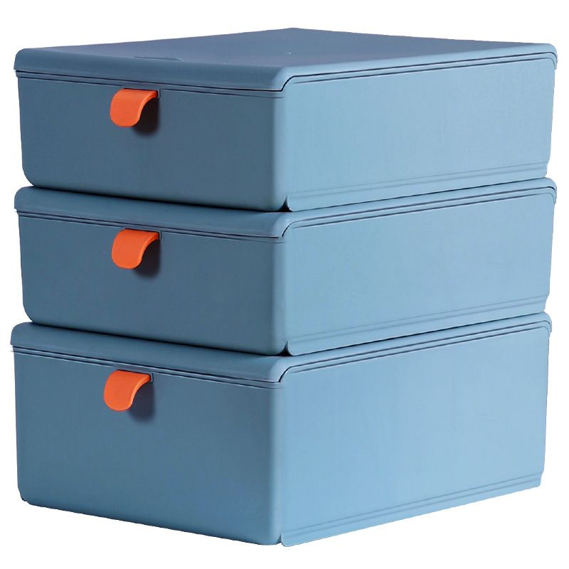 The underwear storage box is a drawer-style compartment-separated and organized three-in-one box for underwear, shorts, bras, covers and socks full figure