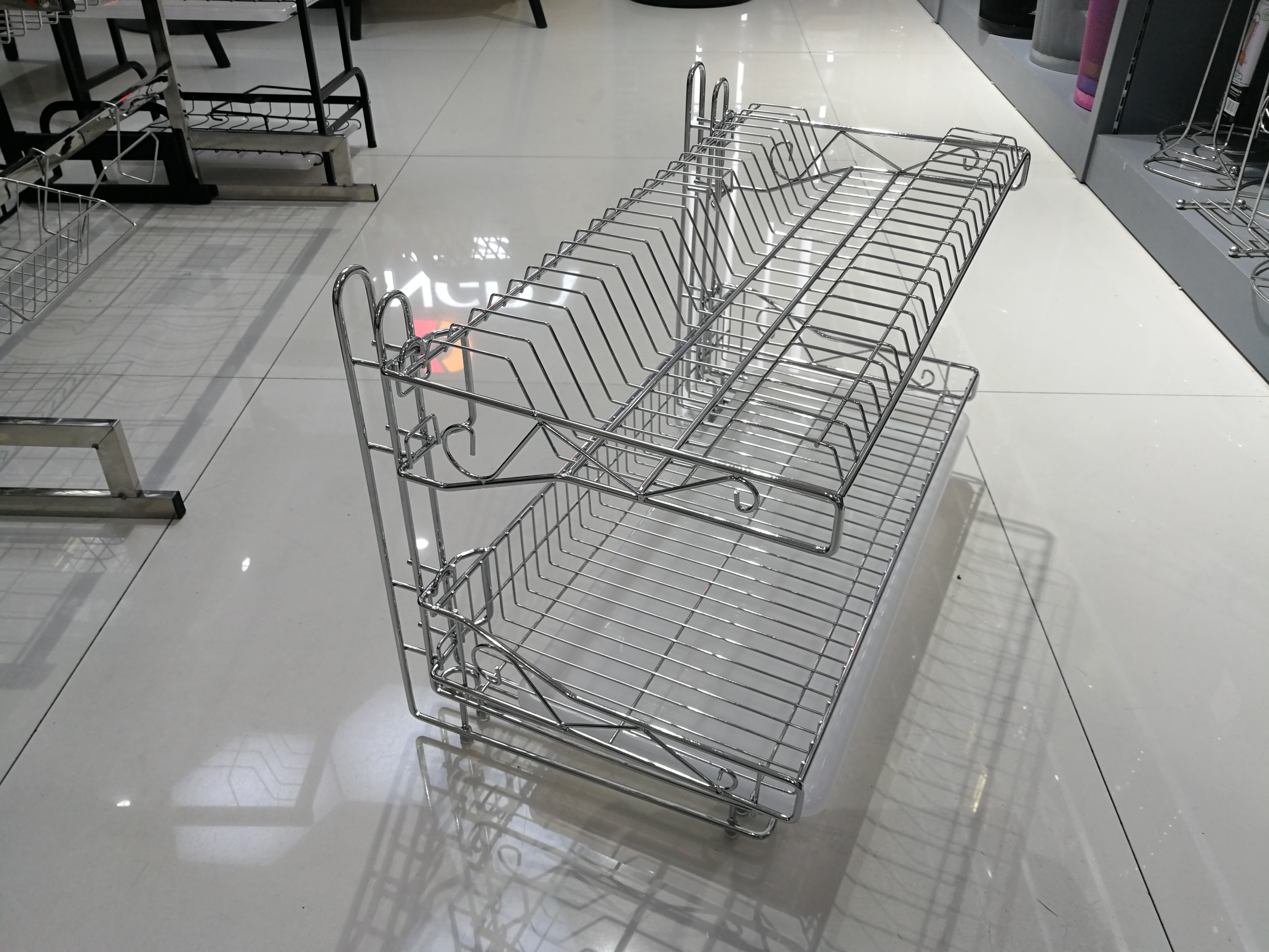 668 Two-layer bowl rack, draining rack detail image 1