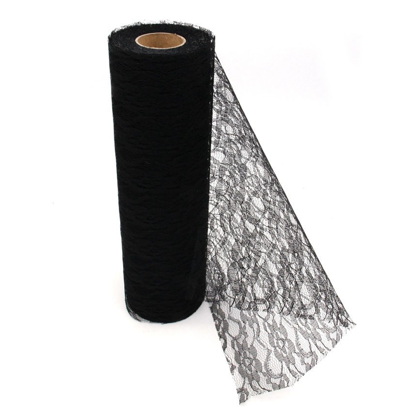 蕾丝卷15CMx22米蕾丝桌旗椅背装饰材料 手工diy布料 婚礼布置用品详情图8