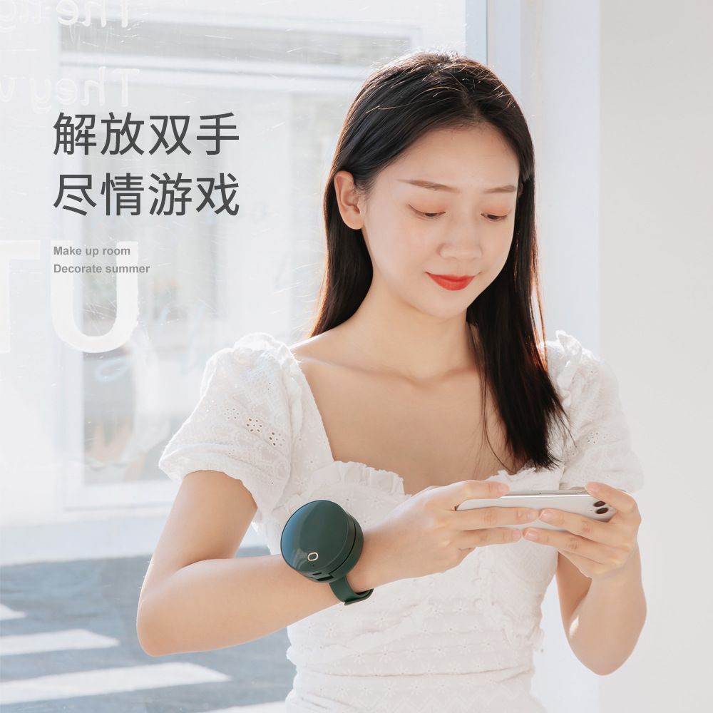 New creative watch fan Student portable small fan cross-border mini fan Wrist electric fan