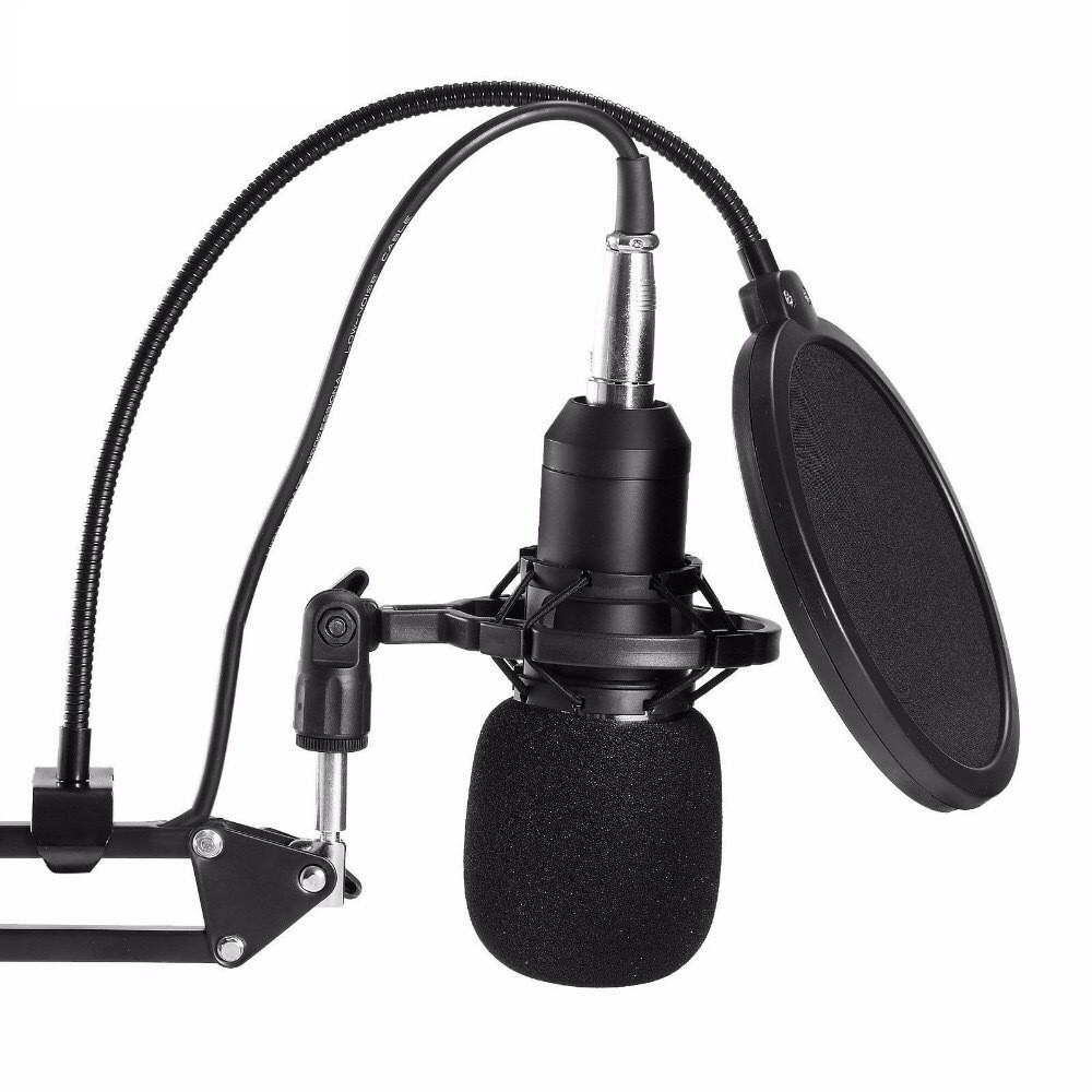 BM800 Microphone V8 Sound Card Live Streaming Set, universal recording microphone for computer and mobile phone BM800-V8 set detail image 8