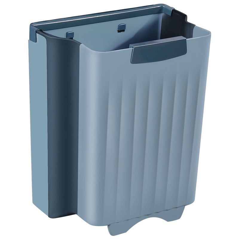 Large kitchen trash can, household wall-mounted cabinet door, creative folding small kitchen waste classification garbage storage bin Item Picture