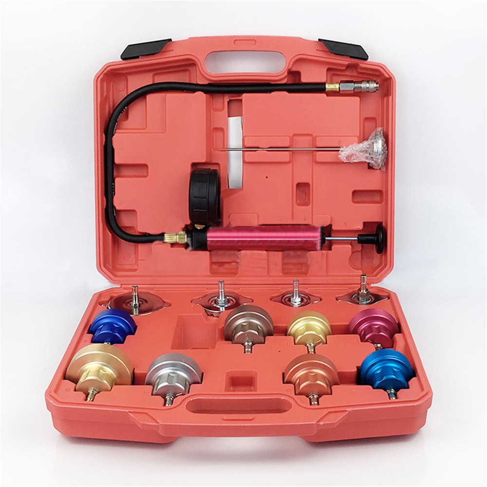 14Pcs Auto Metal Water Tank Leak Detector full figure
