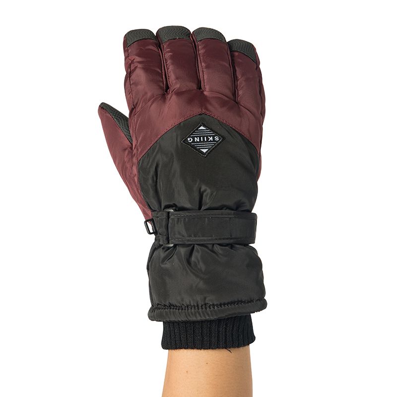 户外休闲运动骑车滑雪手套冬季时尚男款保暖防滑防寒手套32