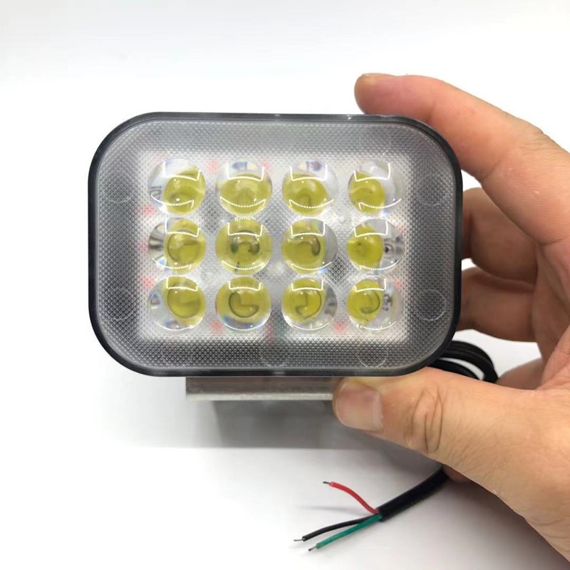 Motorcycle LED spotlights, ultra-bright and flashing strong light, electric vehicle and tricycle headlights, 12V, 60V, 72V street lamps undefined