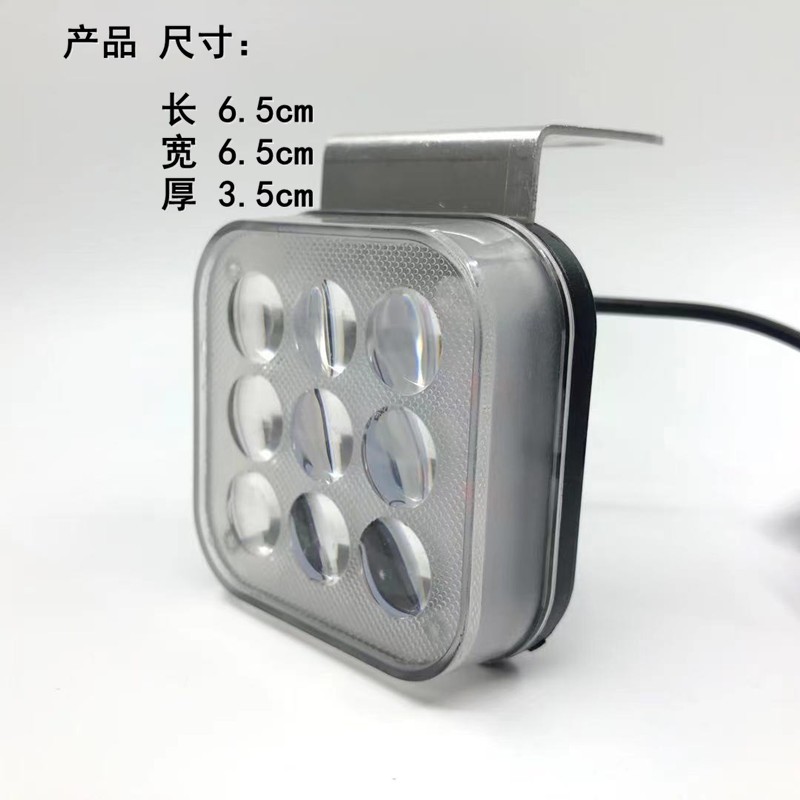 Motorcycle LED spotlights, ultra-bright and flashing strong light, electric vehicle and tricycle headlights, 12V, 60V, 72V street lamps Application Scenario