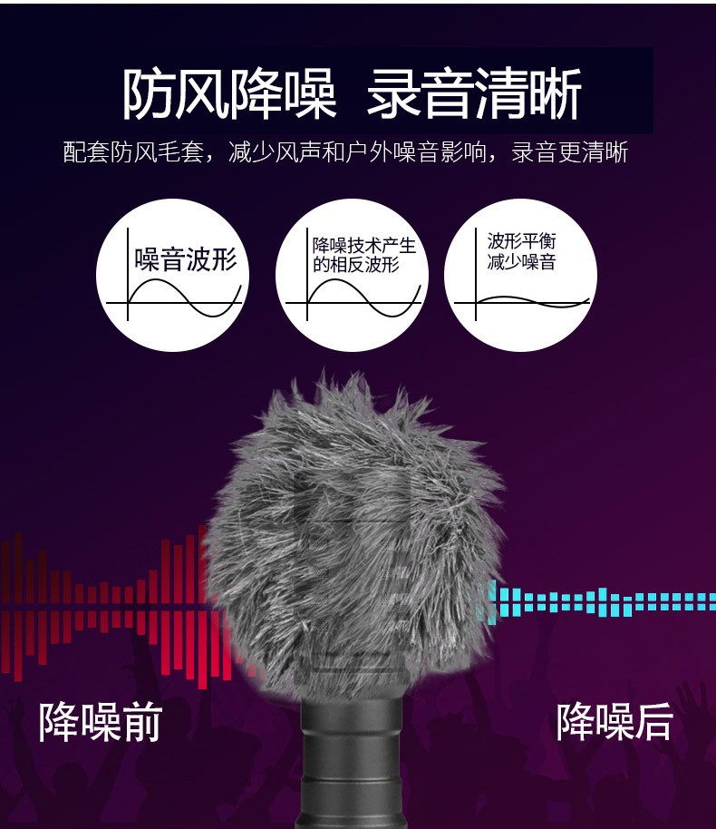 BOYA BY-MM1 Boya Mobile phone Live camera single-lens reflex Interview Microphone Recording Universal Condenser microphone detail image 3